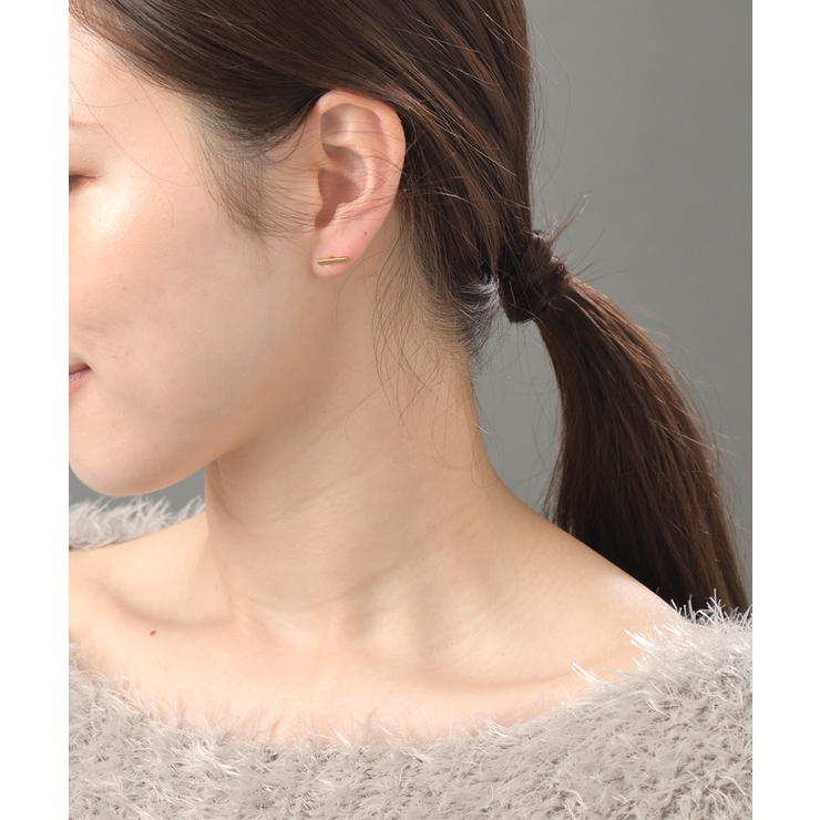 バックキャッチピアス パール メタルバー | VINGTAINE | 詳細画像13 