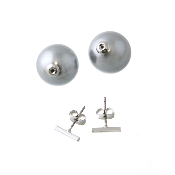 バックキャッチピアス パール メタルバー | VINGTAINE | 詳細画像19 