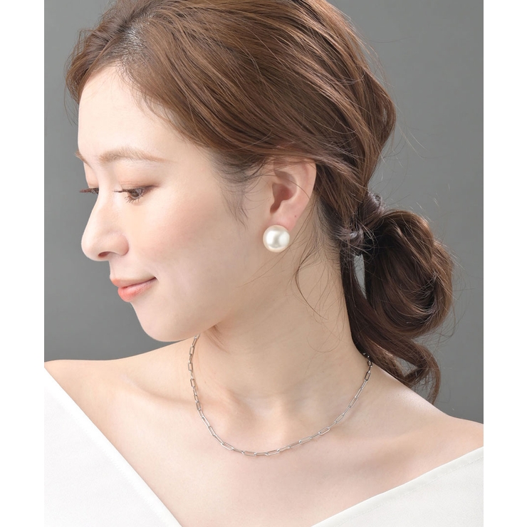 大粒パール ピアス イヤリング | VINGTAINE | 詳細画像2 