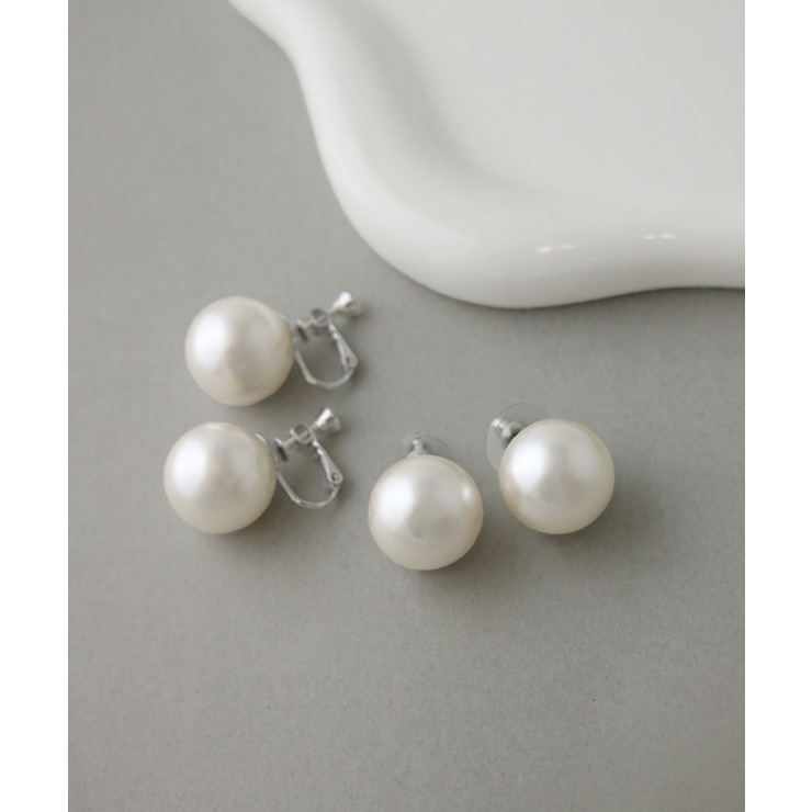 大粒パール ピアス イヤリング | VINGTAINE | 詳細画像7 