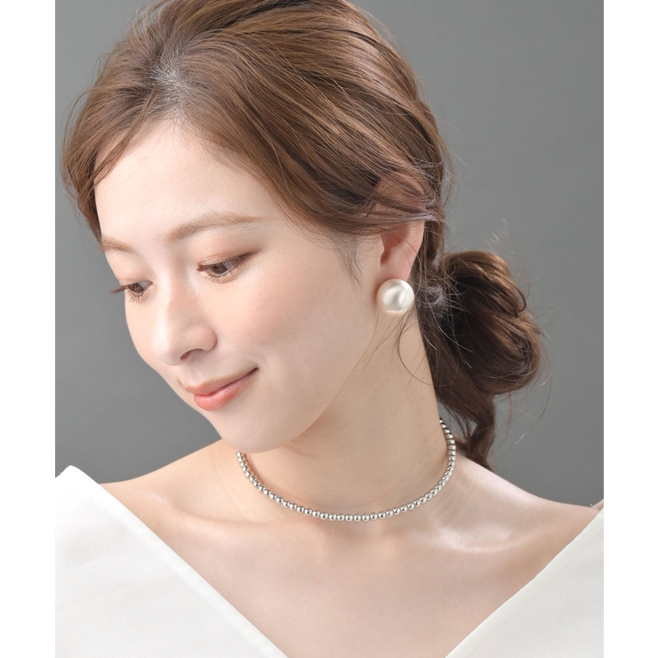 大粒パール ピアス イヤリング | VINGTAINE | 詳細画像2 