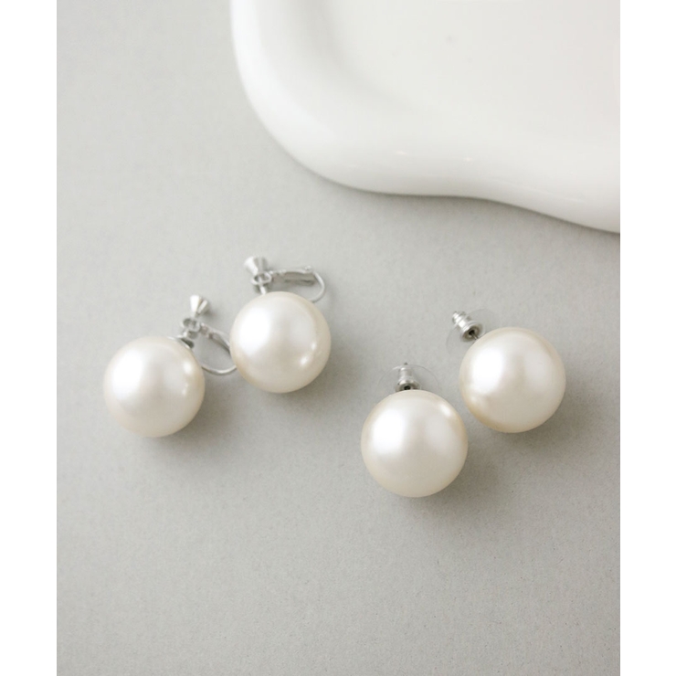 大粒パール ピアス イヤリング | VINGTAINE | 詳細画像7 
