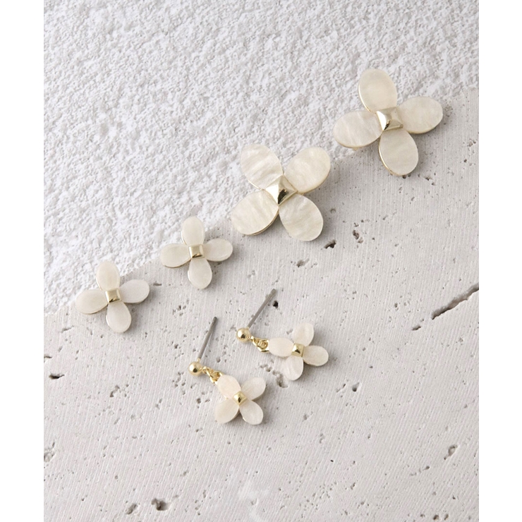 フラワーピアス イヤリング 大人可愛い | VINGTAINE | 詳細画像10 