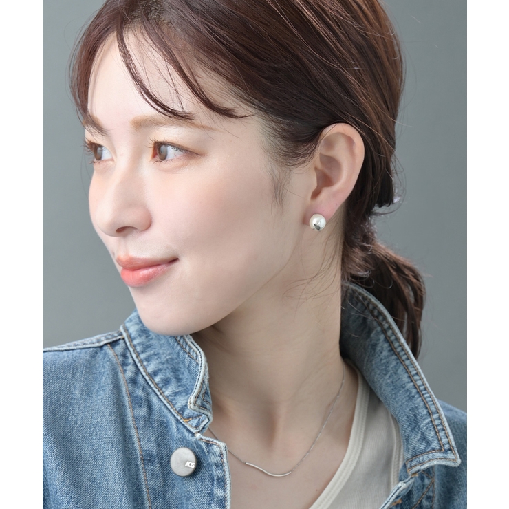 スター×パールピアス イヤリング 10mm | VINGTAINE | 詳細画像4 