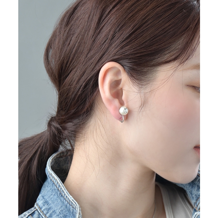 スター×パールピアス イヤリング 10mm | VINGTAINE | 詳細画像8 