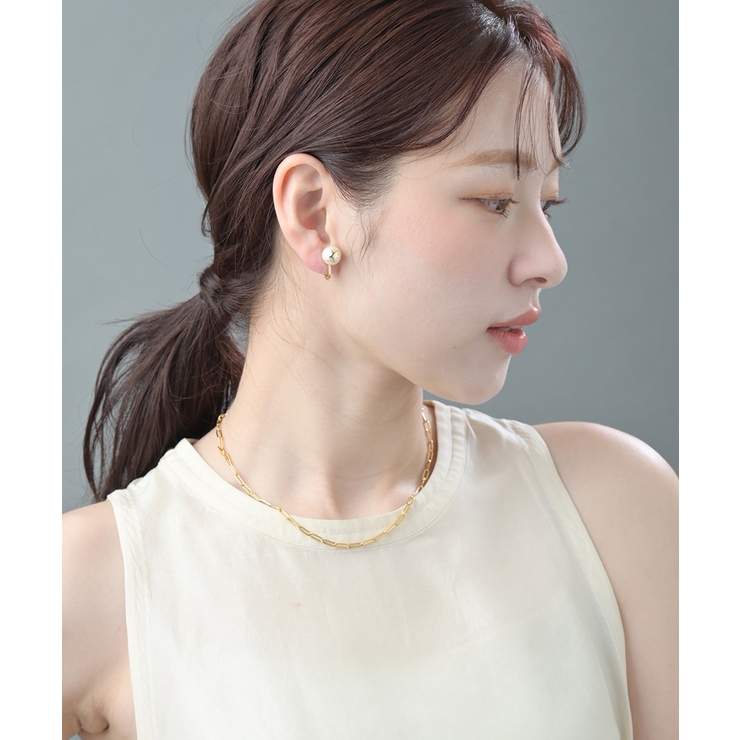 スター×コットンパールピアス イヤリング 10mm | VINGTAINE | 詳細画像6 