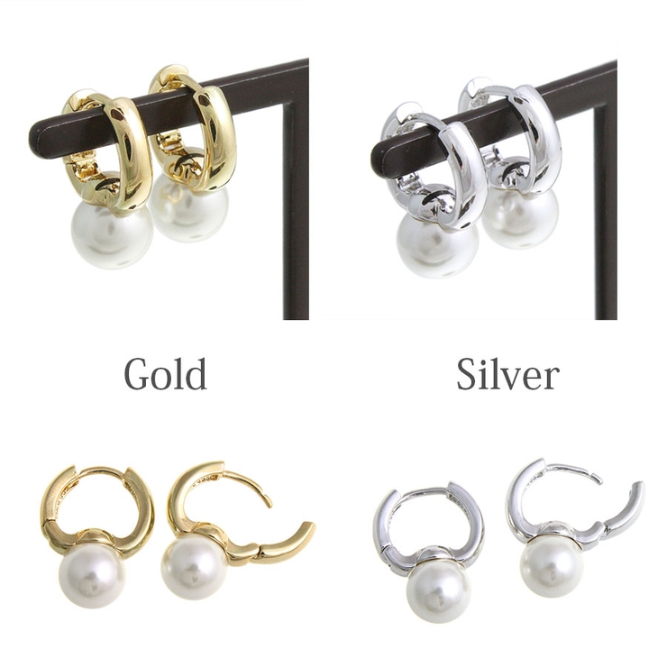 シンプルパールピアス / P2-27 | VINGTAINE | 詳細画像2 