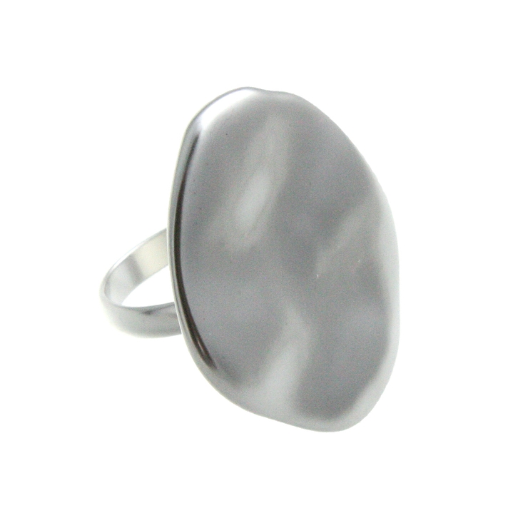 シルバー | ウェーブプレートリング シンプル ゴールド | VINGTAINE