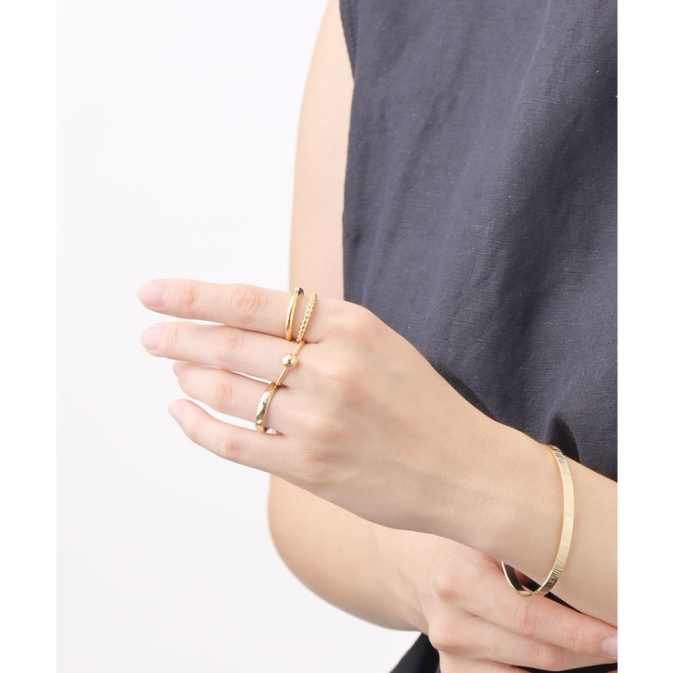 メタルリング 2連風 ツイストリング | VINGTAINE | 詳細画像2 