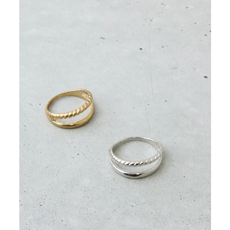 メタルリング 2連風 ツイストリング | VINGTAINE | 詳細画像5 