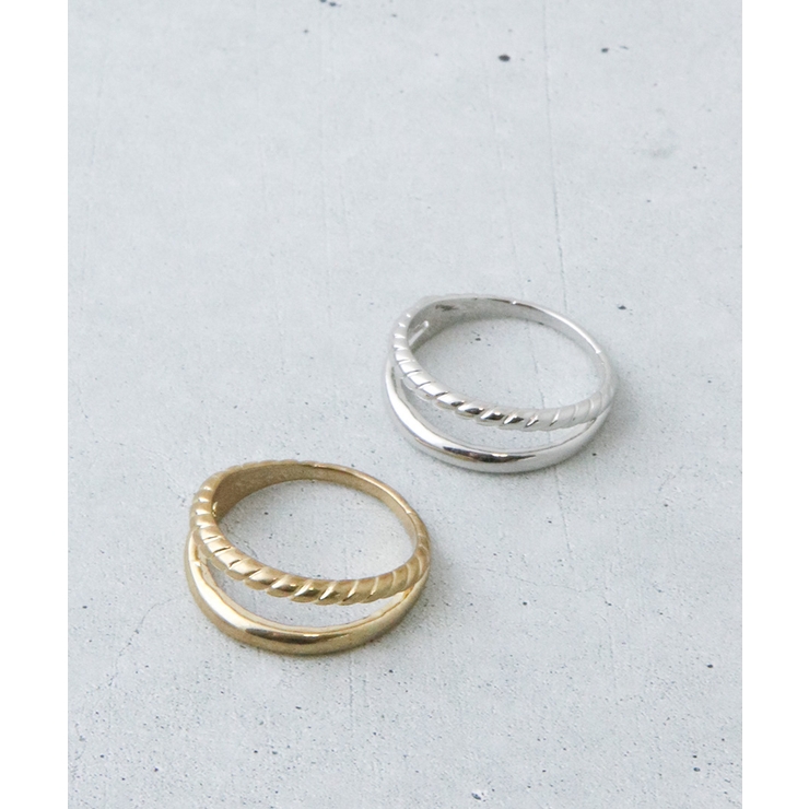 メタルリング 2連風 ツイストリング | VINGTAINE | 詳細画像6 
