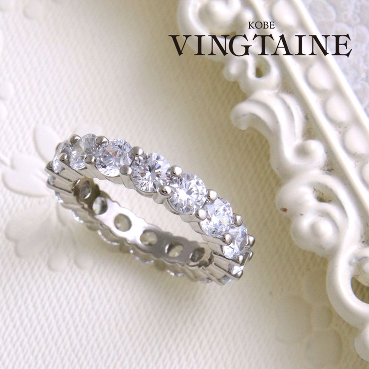 リング キュービックジルコニア エタニティ | VINGTAINE | 詳細画像1 