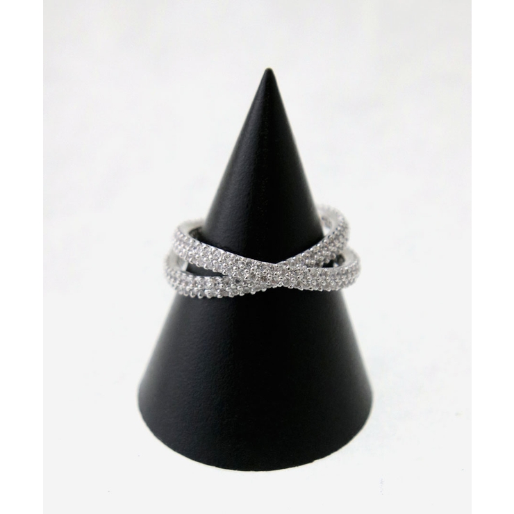 パヴェクロスエタニティリング 指輪 キュービックジルコニア | VINGTAINE | 詳細画像7 