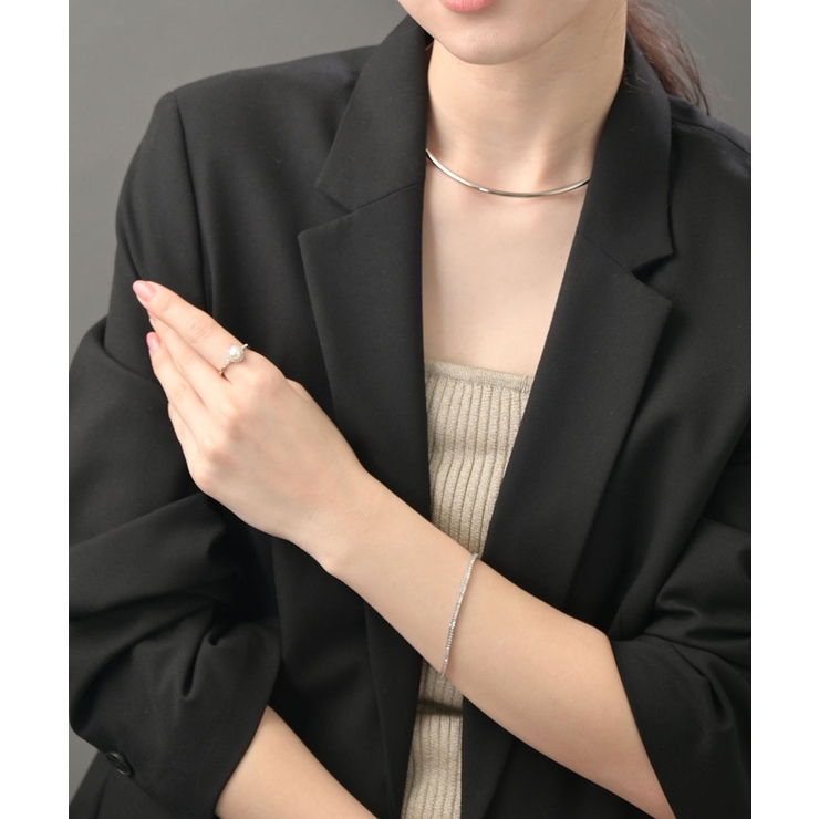 キュービックジルコニア×パールリング/指輪R-23 | VINGTAINE | 詳細画像2 