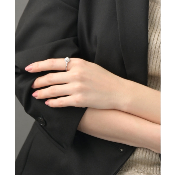 キュービックジルコニア×パールリング/指輪R-23 | VINGTAINE | 詳細画像8 