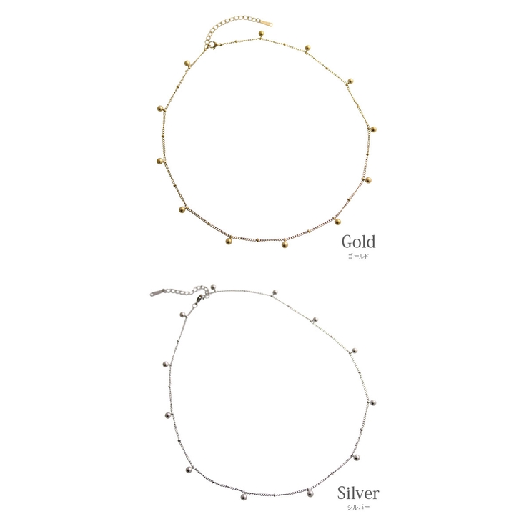 ネックレス メタルボール付き チェーン | VINGTAINE | 詳細画像2 