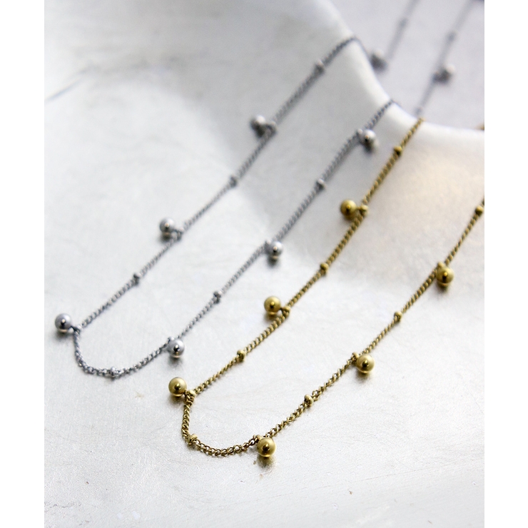 ネックレス メタルボール付き チェーン | VINGTAINE | 詳細画像9 