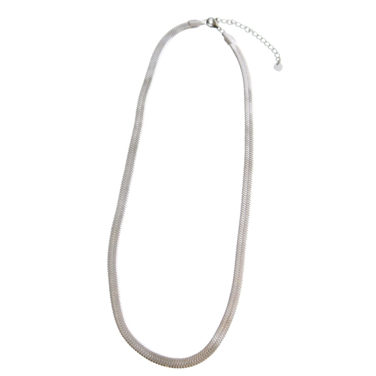 シルバー | ネックレス スネークチェーン ステンレス | VINGTAINE