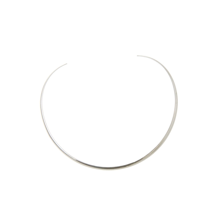 シルバー | ネックカフ ステンレスアクセ チョーカー | VINGTAINE