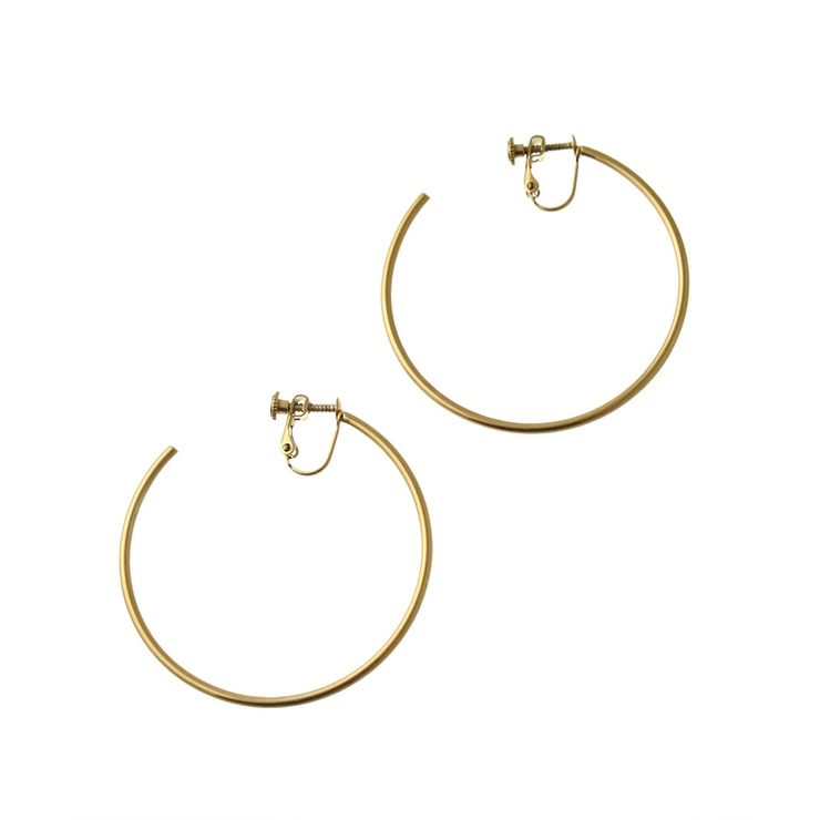 ゴールド | ステンレス フープイヤリング (L) | VINGTAINE