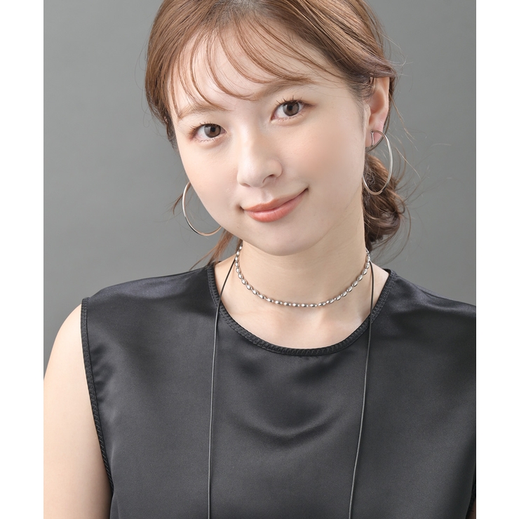 ステンレス フープイヤリング (L) | VINGTAINE | 詳細画像3 