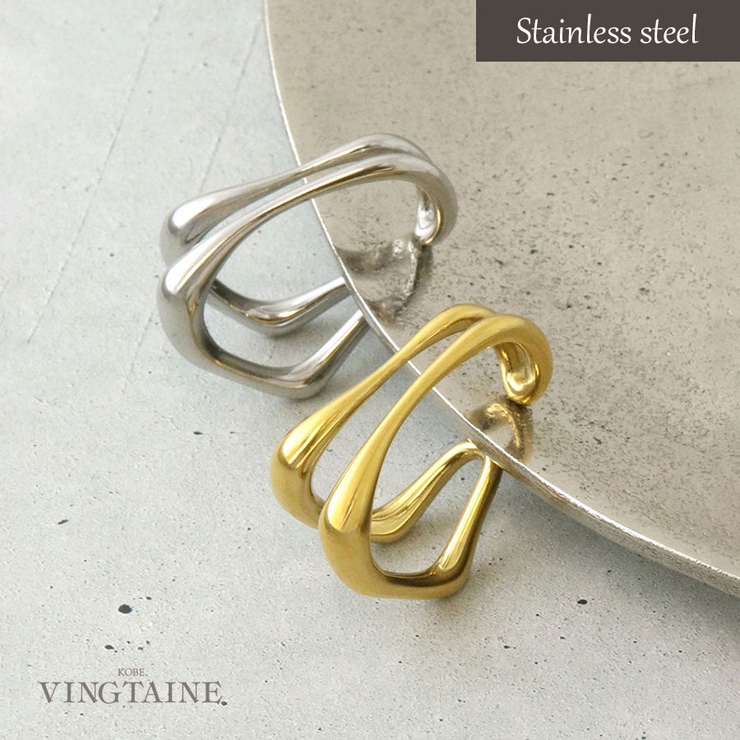 【片耳販売】 イヤーカフ ウェーブ | VINGTAINE | 詳細画像1 