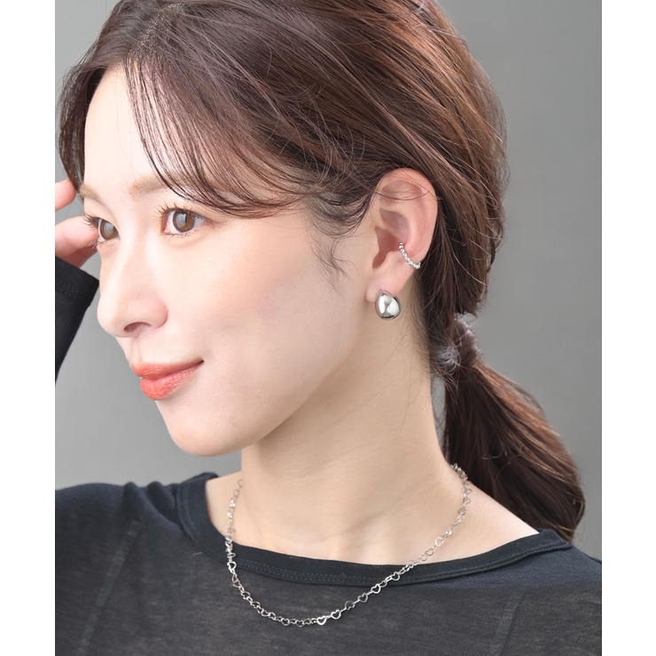 【片耳販売】ステンレス イヤーカフ ビーズデザイン | VINGTAINE | 詳細画像6 