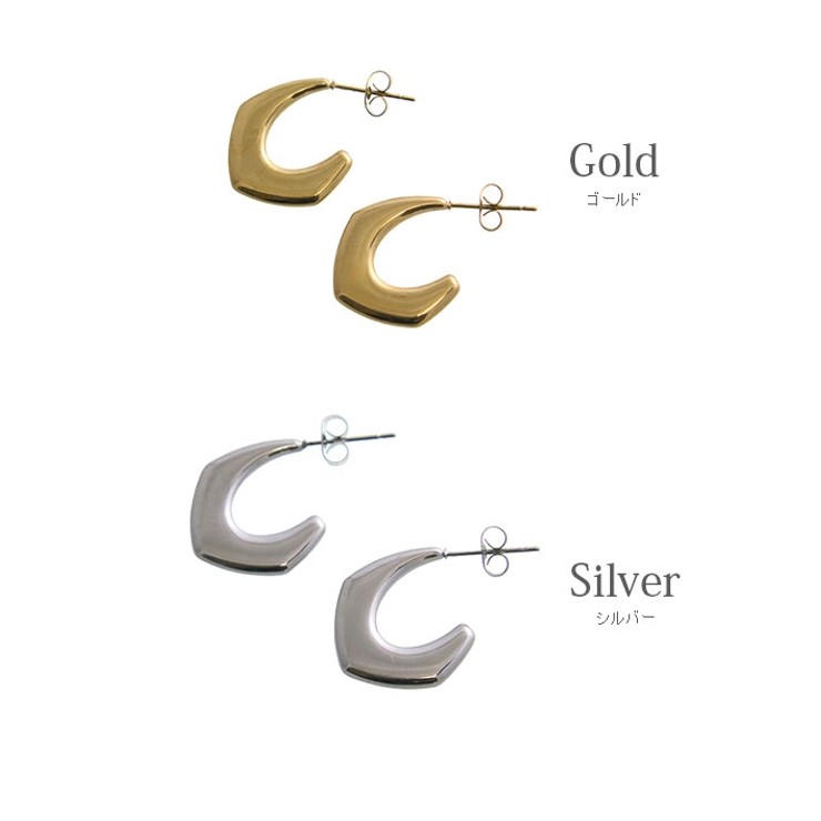 ピアス デザイン ハーフフープ | VINGTAINE | 詳細画像2 