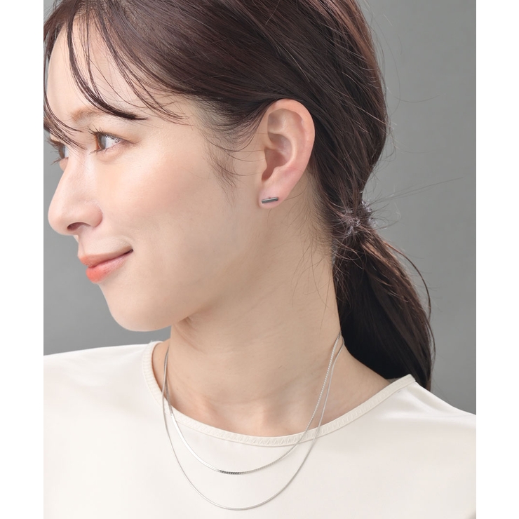ピアス 扇型プレート ステンレスアクセ | VINGTAINE | 詳細画像7 