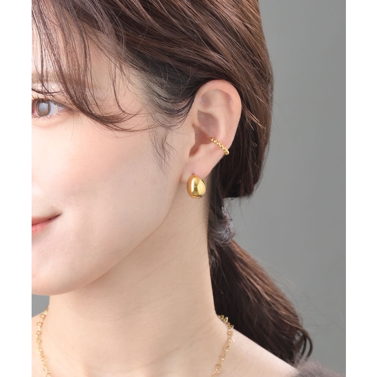 ステンレス しずく型 キャッチレスピアス | VINGTAINE | 詳細画像4 