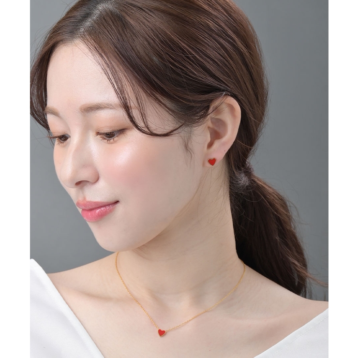 ミニハートピアス 小ぶり 上品 | VINGTAINE | 詳細画像2 