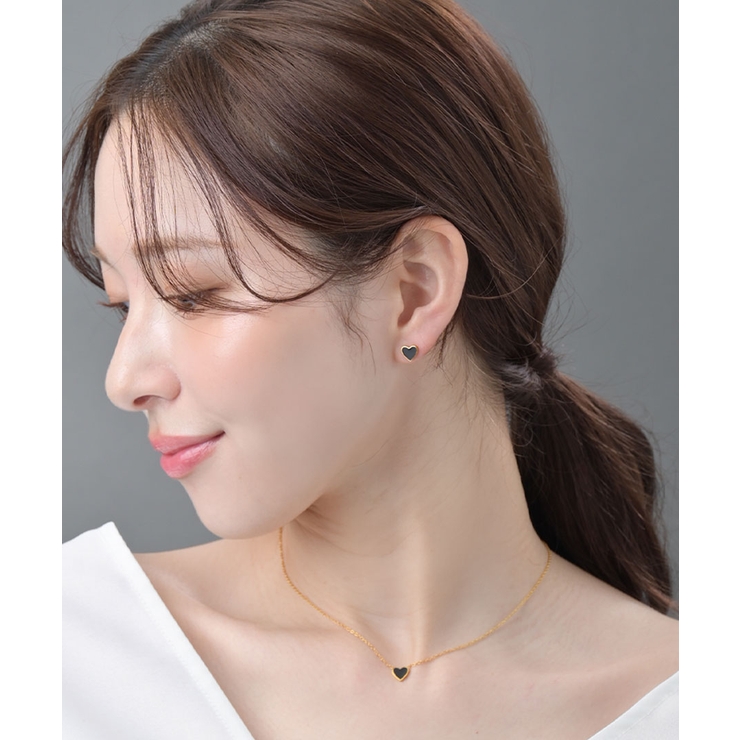 ミニハートピアス 小ぶり 上品 | VINGTAINE | 詳細画像3 