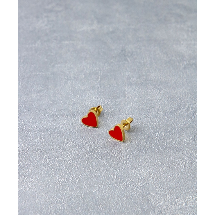 ミニハートピアス 小ぶり 上品 | VINGTAINE | 詳細画像4 