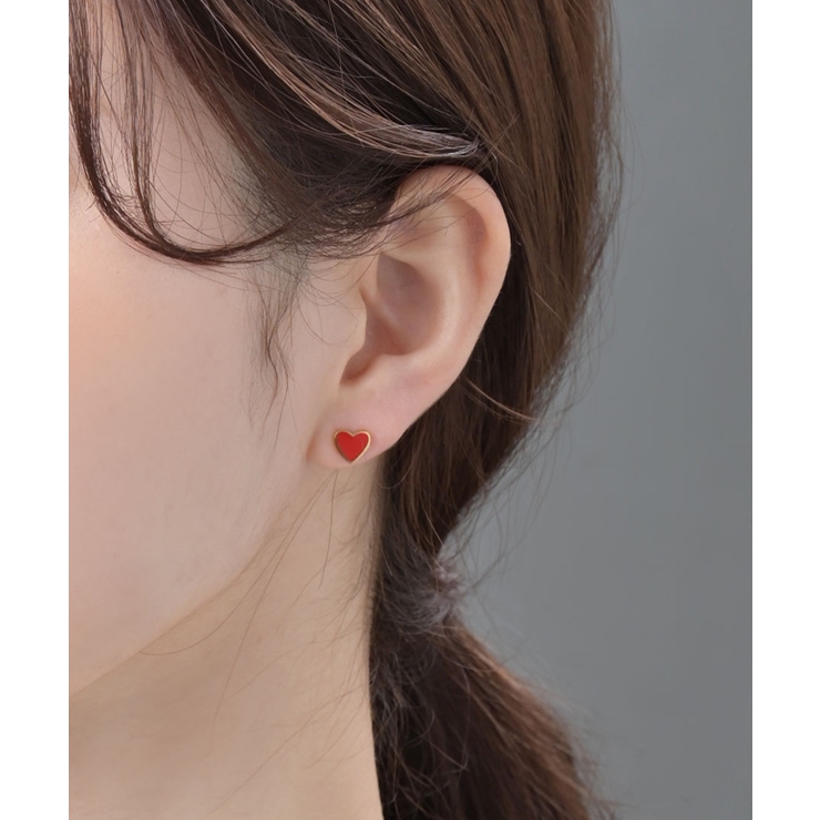 ミニハートピアス 小ぶり 上品 | VINGTAINE | 詳細画像6 