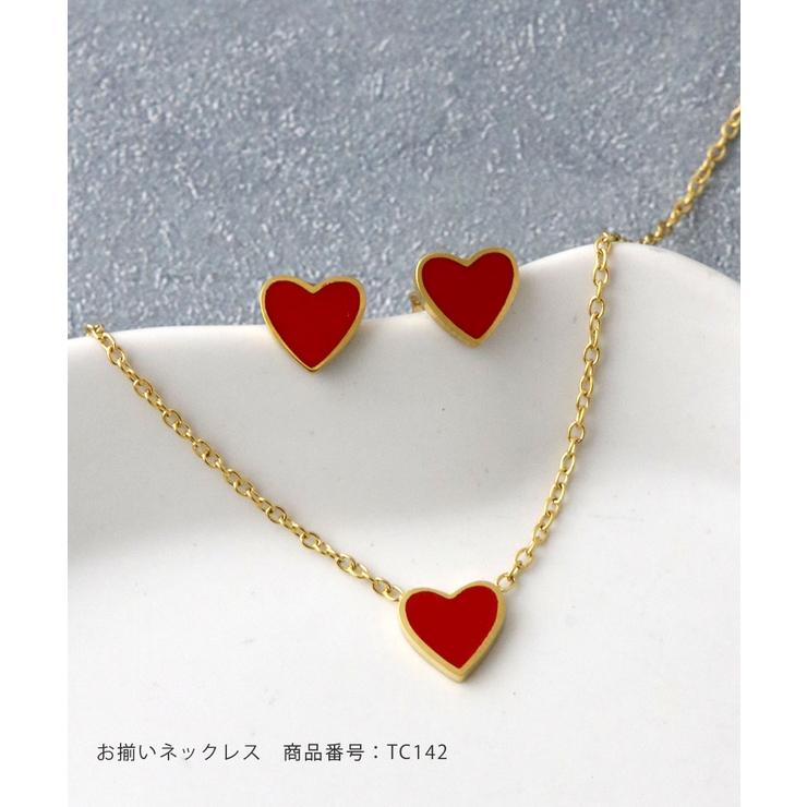 ミニハートピアス 小ぶり 上品 | VINGTAINE | 詳細画像8 