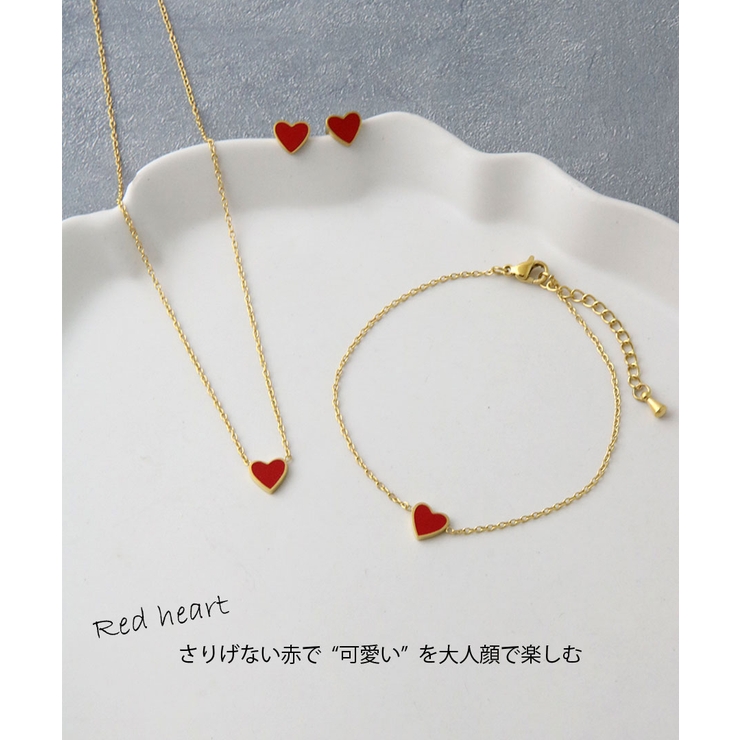 ミニハートピアス 小ぶり 上品 | VINGTAINE | 詳細画像10 