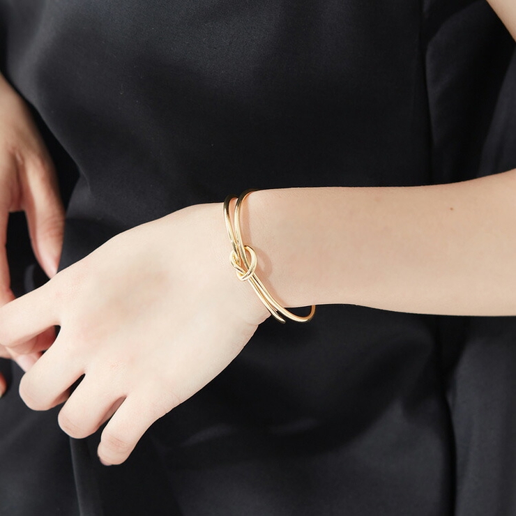 セリーヌ ゴールド ノットデザイン ブレスレット CELINE ゴールド