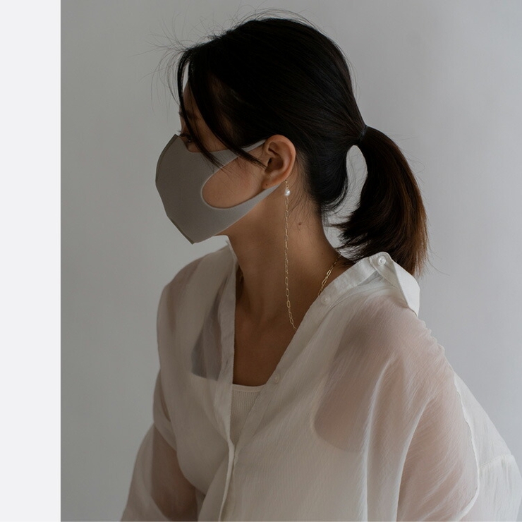 ゴールドマスクチェーン（淡水パール付き） | Vita Felice | 詳細画像5 