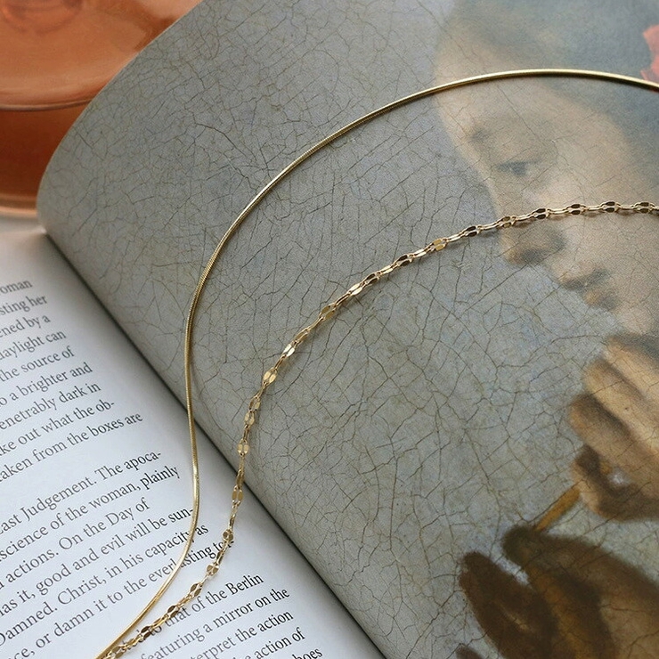 ペタルチェーン2連ネックレス | Vita Felice | 詳細画像2 