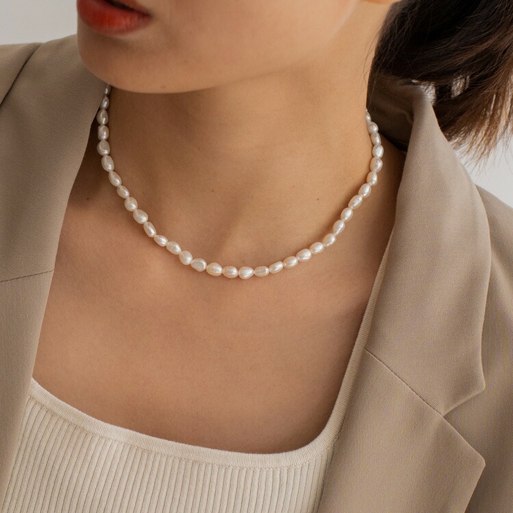 サフィレット 淡水パール ネックレス 淡水パール ネックレス Freshwater Pearl Necklace （Liala） 全