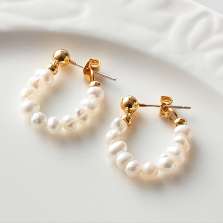 天然淡水パールピアス | Vita Felice | 詳細画像1 