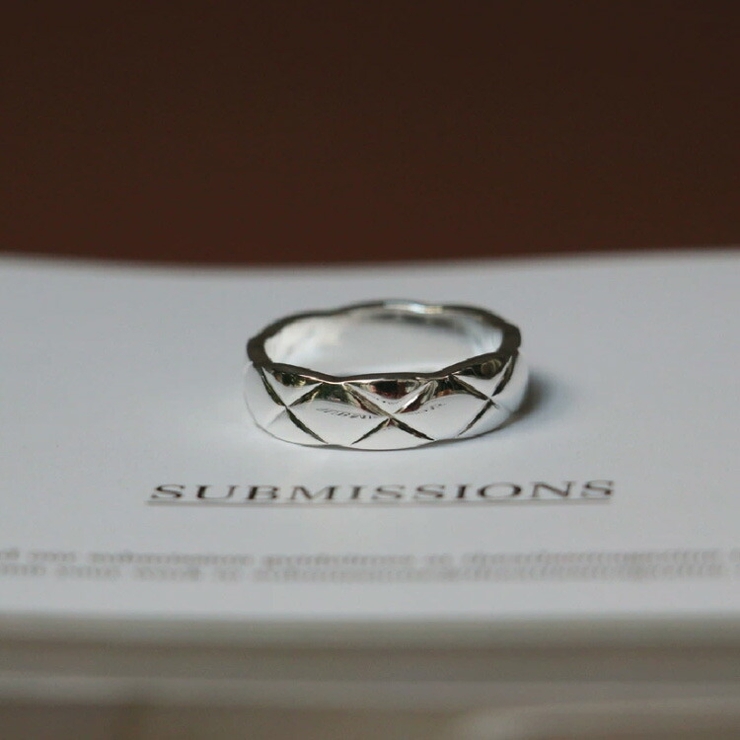 シルバー | キルティングリング（6mm） | Vita Felice