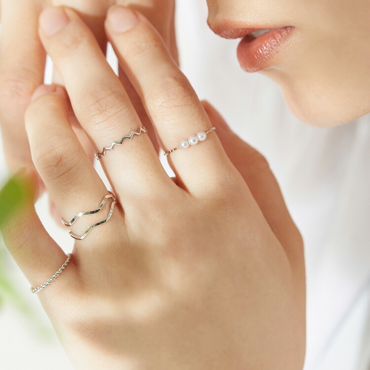 レイヤードリング（5点セット） | Vita Felice | 詳細画像5 