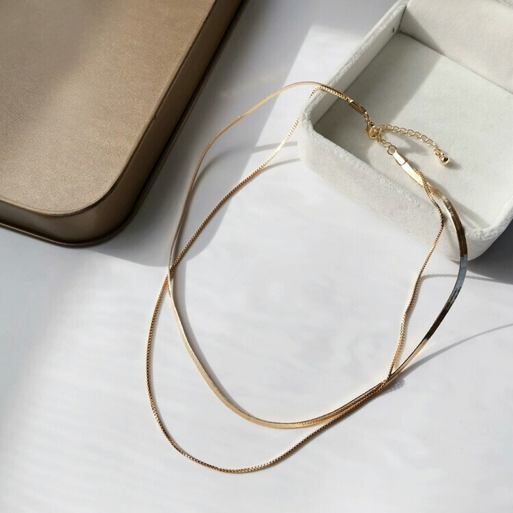 二重チェーンネックレス | Vita Felice | 詳細画像4 