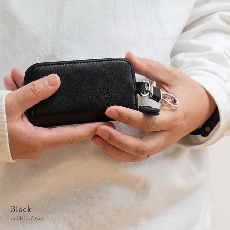 ブラック | 牛革キーケース【Depral/デプラル】 | Vita Felice