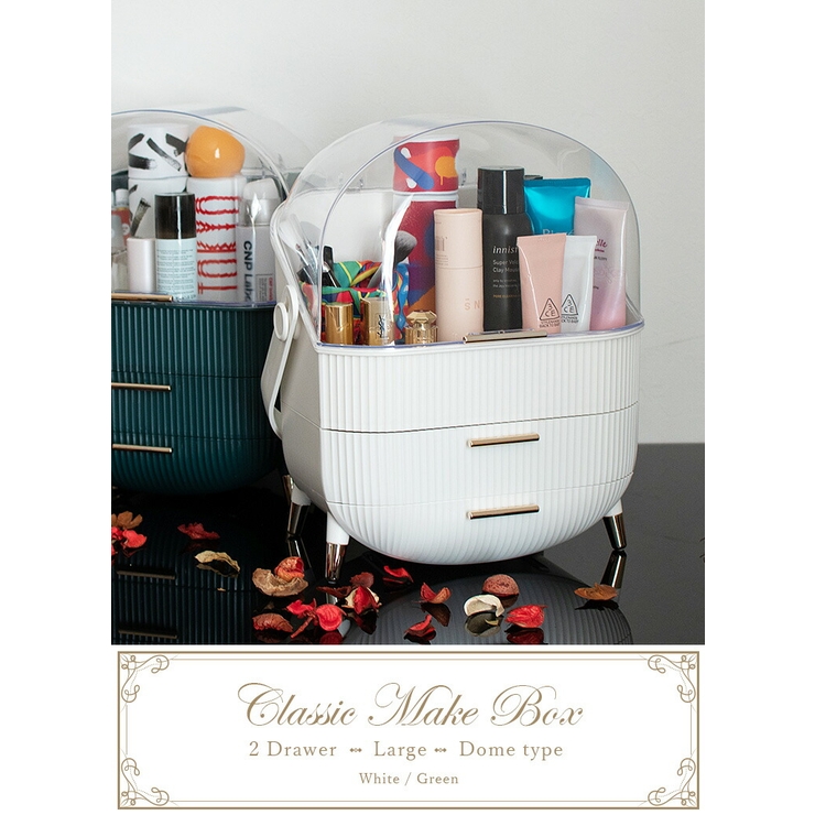 クラシックメイクボックス（3段式／3スペース） | Vita Felice | 詳細画像2 