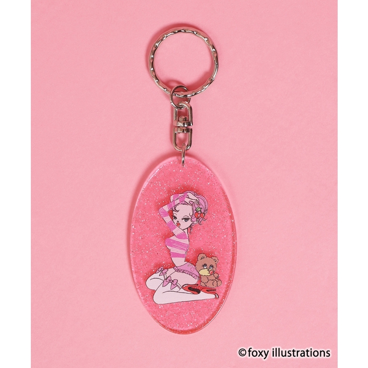 WC】【foxy illustrations WC】キーホルダー[品番：WG010073698