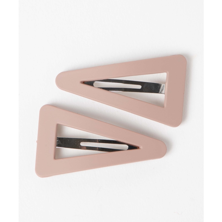 2点セット❣️美品 ヘアピン　箱付き 2点セット】カラー三角ヘアピン MO19AU09-LG5733[品番