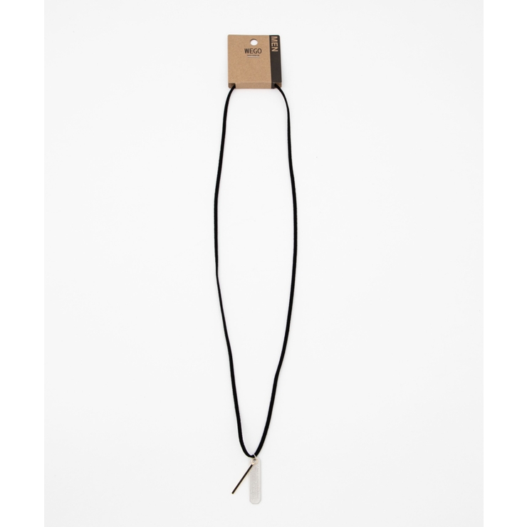 レザーバープレートネックレス MO20SM04-MG2397 | WEGO【MEN】 | 詳細画像1 
