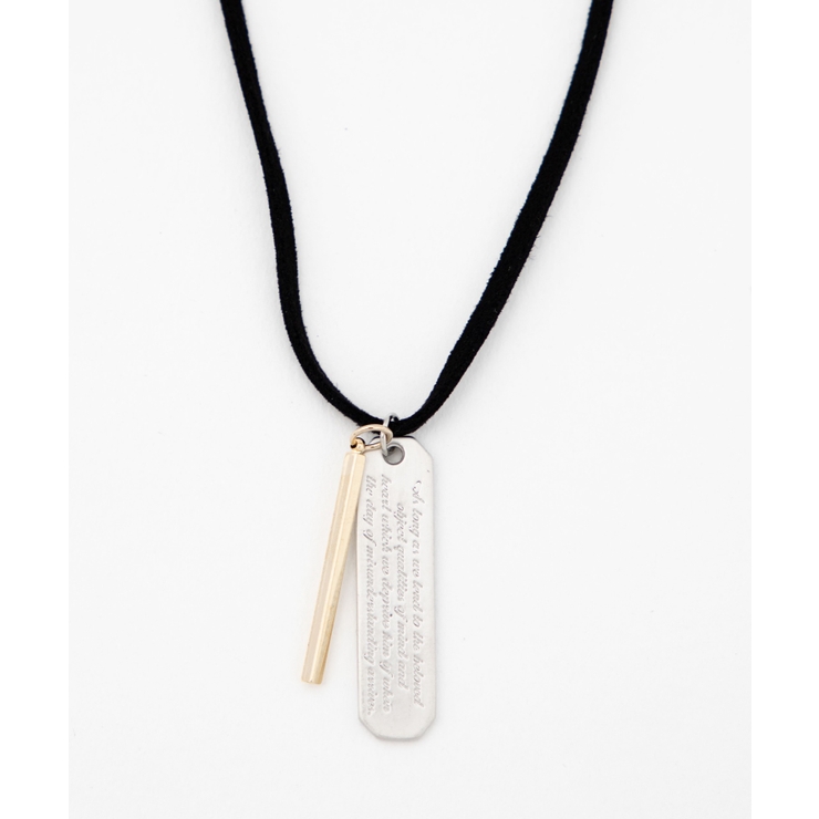 レザーバープレートネックレス MO20SM04-MG2397 | WEGO【MEN】 | 詳細画像2 
